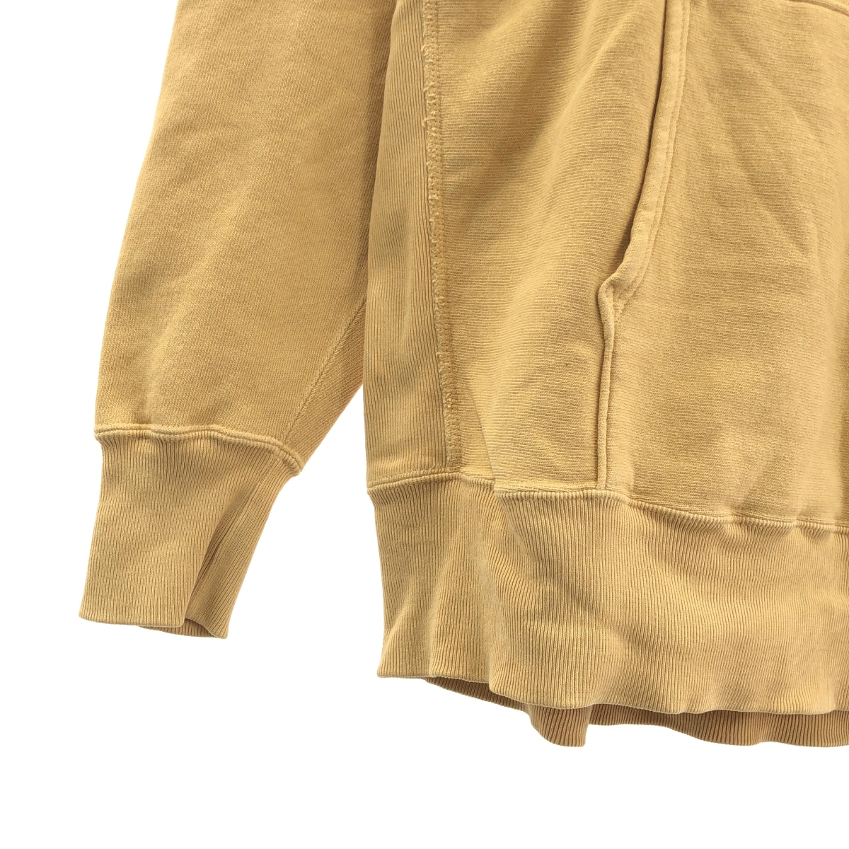 CHAMPION / チャンピオン | 単色タグ復刻 REVERSE WEAVE リバースウィーブ ロゴ刺しゅう フーディ パーカー | XL | ベージュ | メンズ