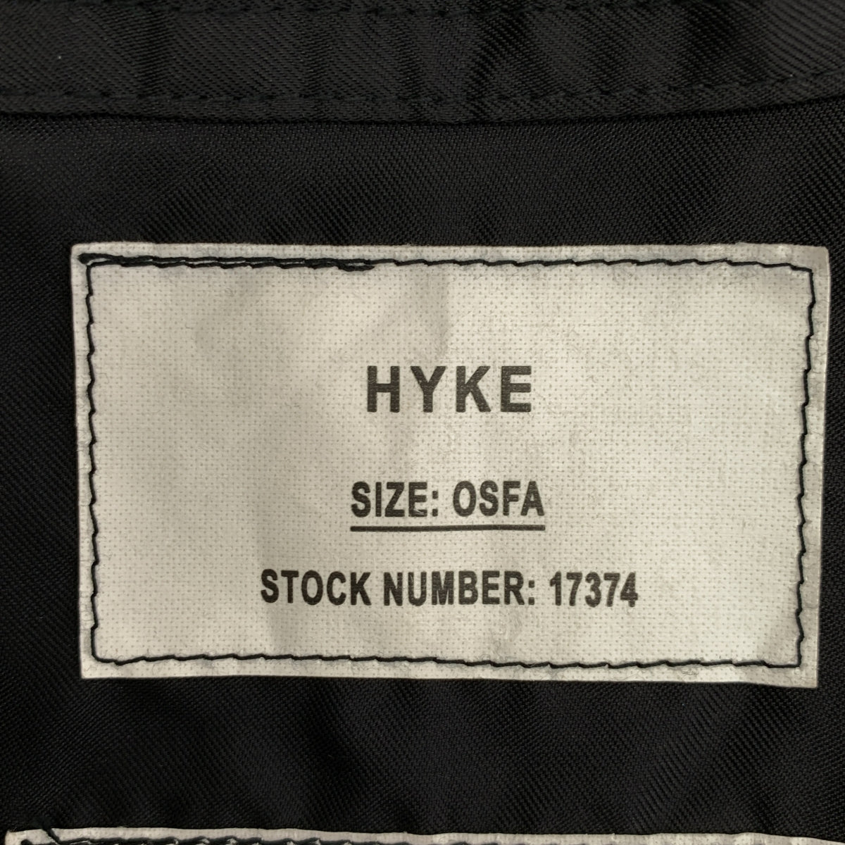 HYKE / ハイク | 2023SS | TYPE L-2A CROPPED TOP ナイロン クロップド