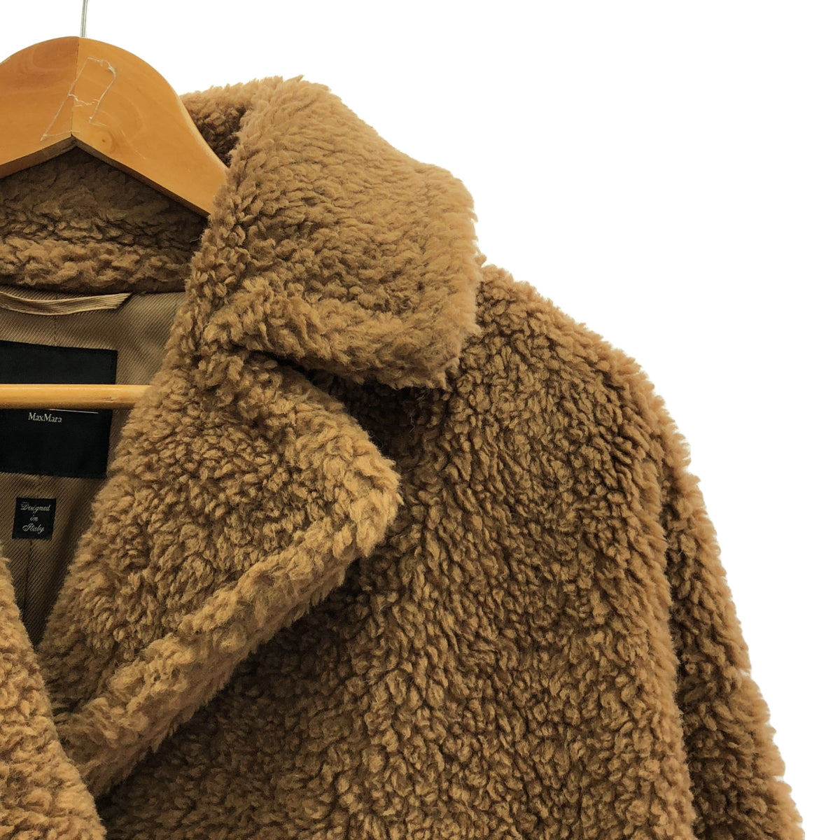 WEEKEND MAX MARA / ウィークエンドマックスマーラ | テディベア ボア ショート コート | 40 | ブラウン | レディース
