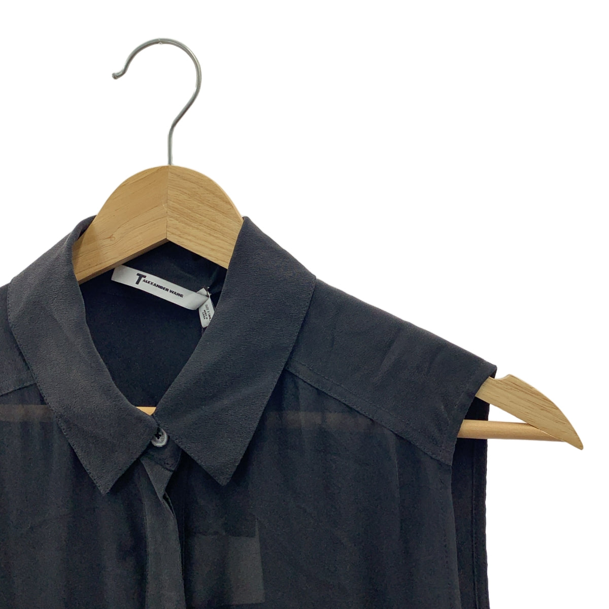 T by Alexander Wang | 100% 絲質 / 絲質無袖襯衫裙 | XS | 女款