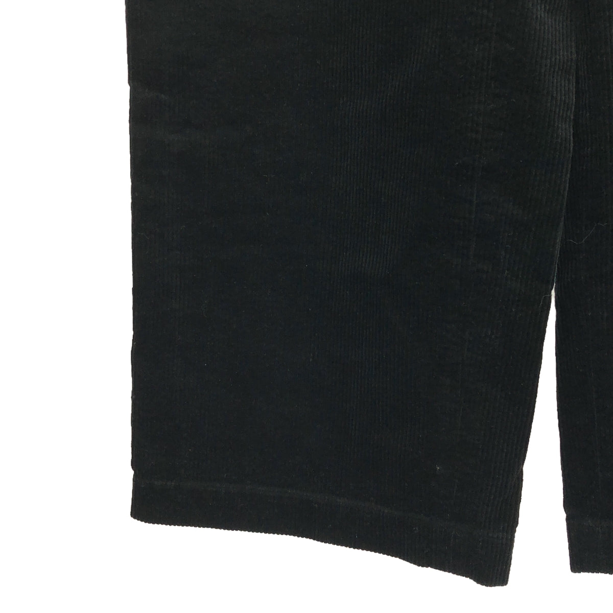 CABaN / キャバン | コーデュロイワイドパンツ | S | ブラック | レディース