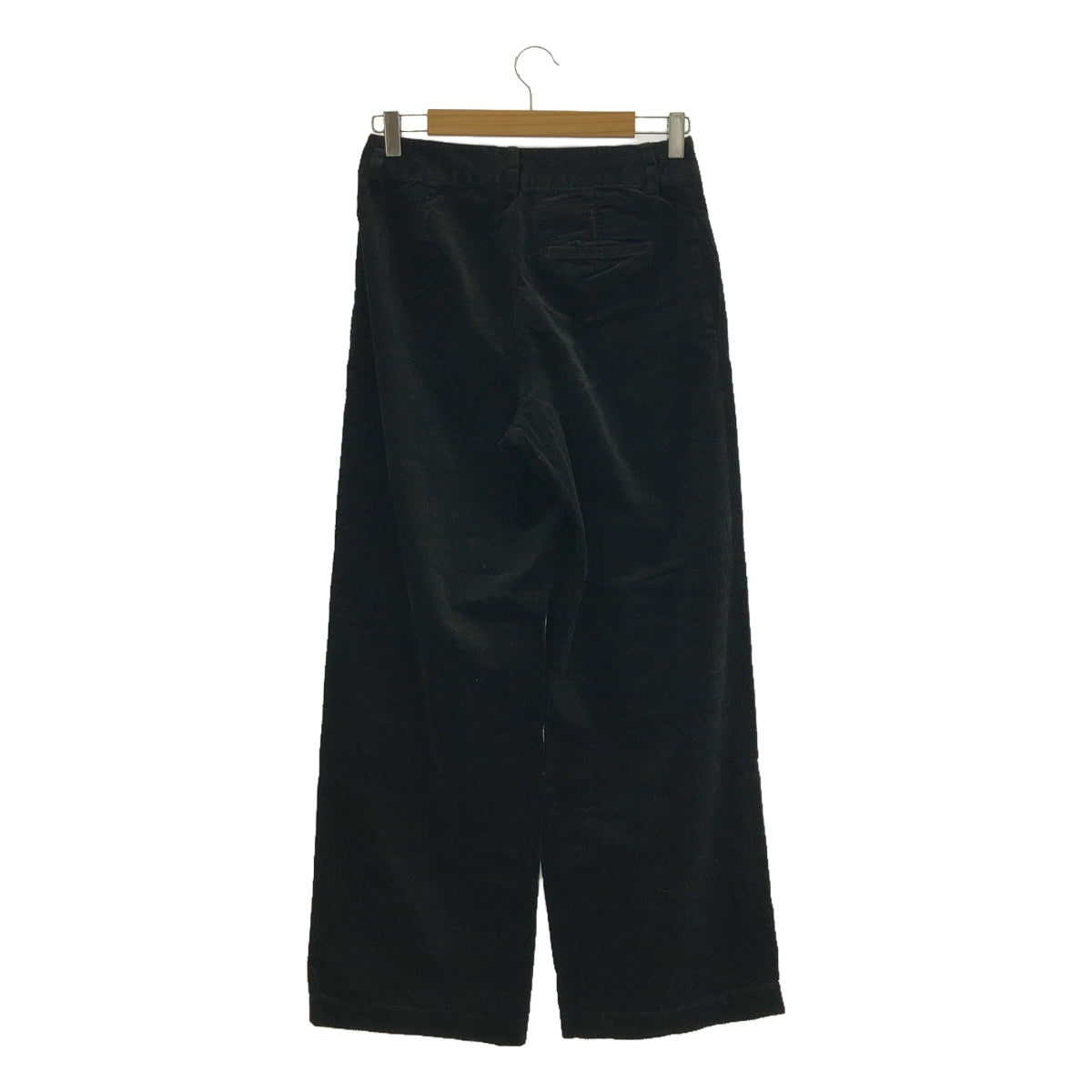 CABaN / キャバン | コーデュロイワイドパンツ | S | ブラック | レディース