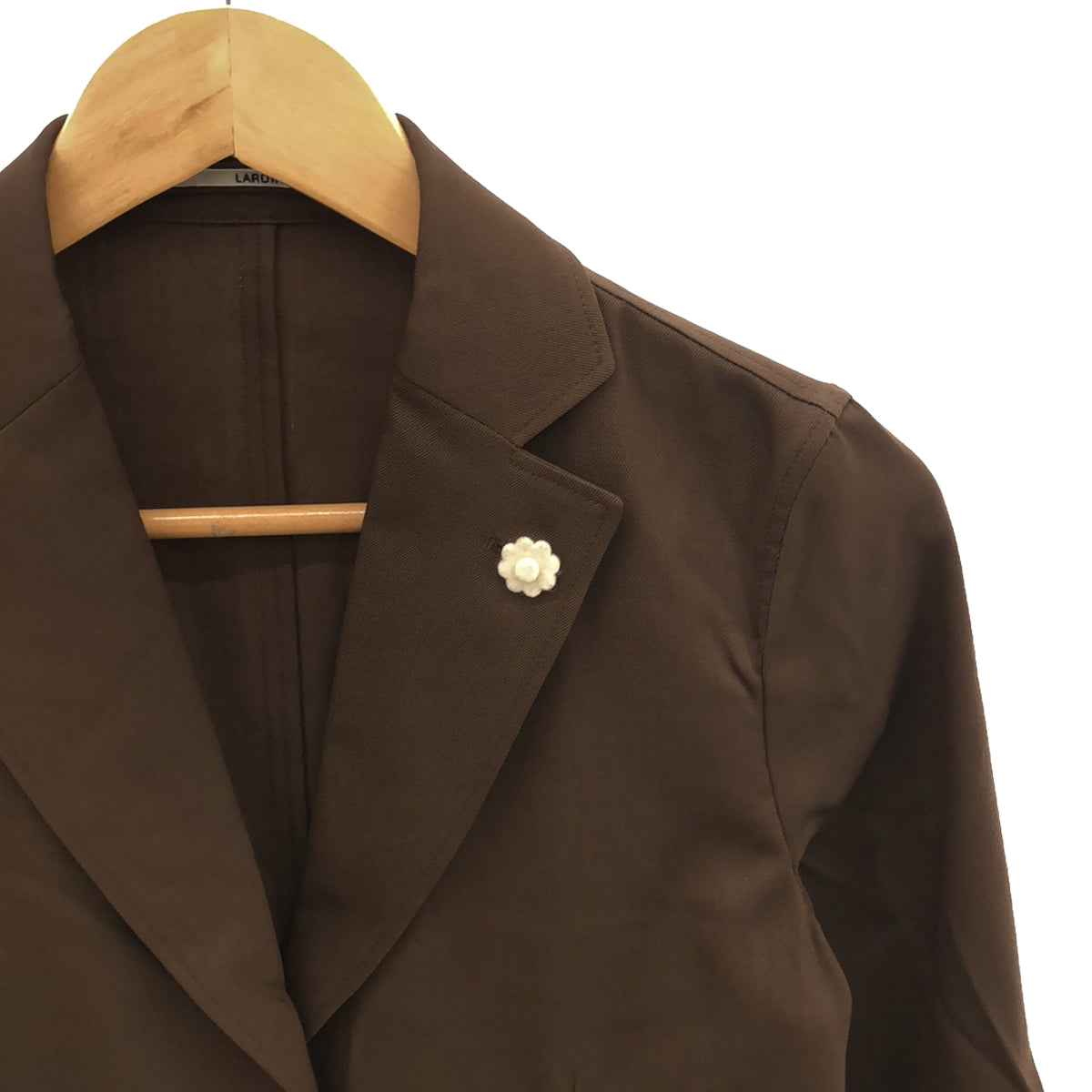 LARDINI | Wool tailored jacket | 40 | Brown | Women's