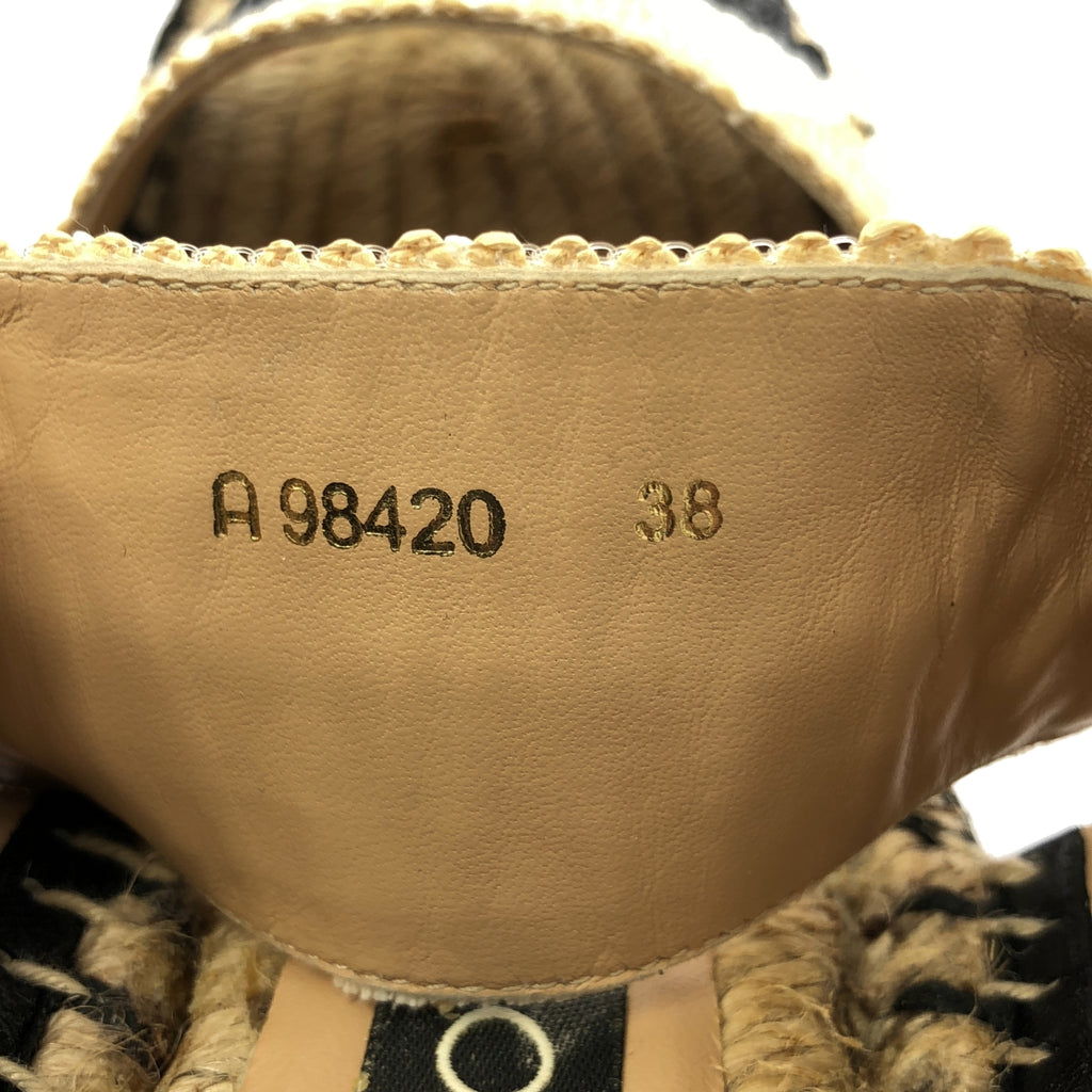 sergio rossi / 세르지오로시 | SR RIMINI 085 웨지 솔 샌들 | 38 |