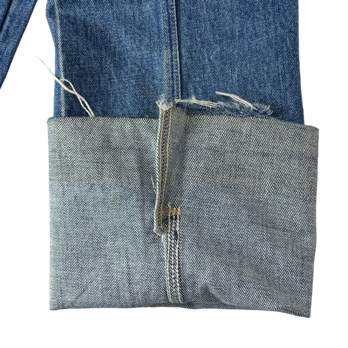 FUMIKA UCHIDA / フミカウチダ | センタープレス カットオフ デニムパンツ | 36 | レディース