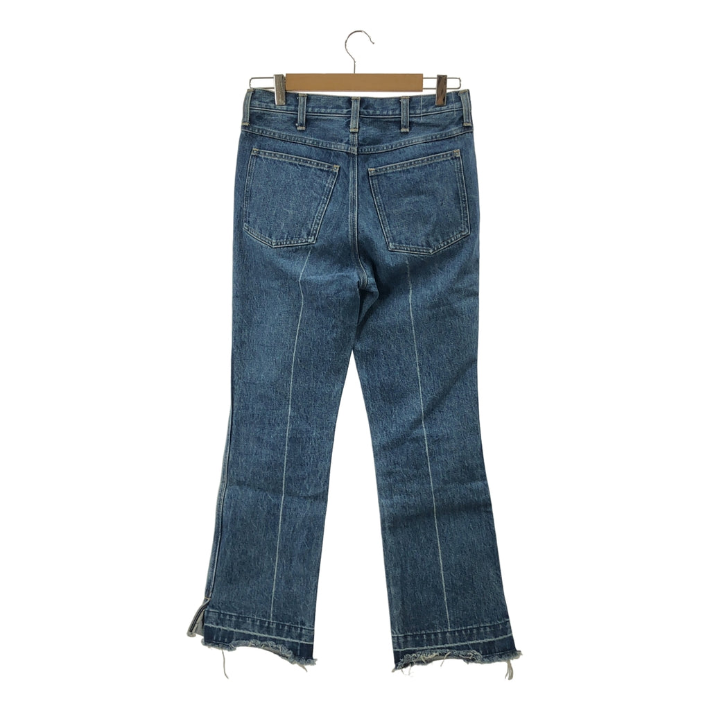 FUMIKA UCHIDA / フミカウチダ | センタープレス カットオフ デニムパンツ | 36 | レディース