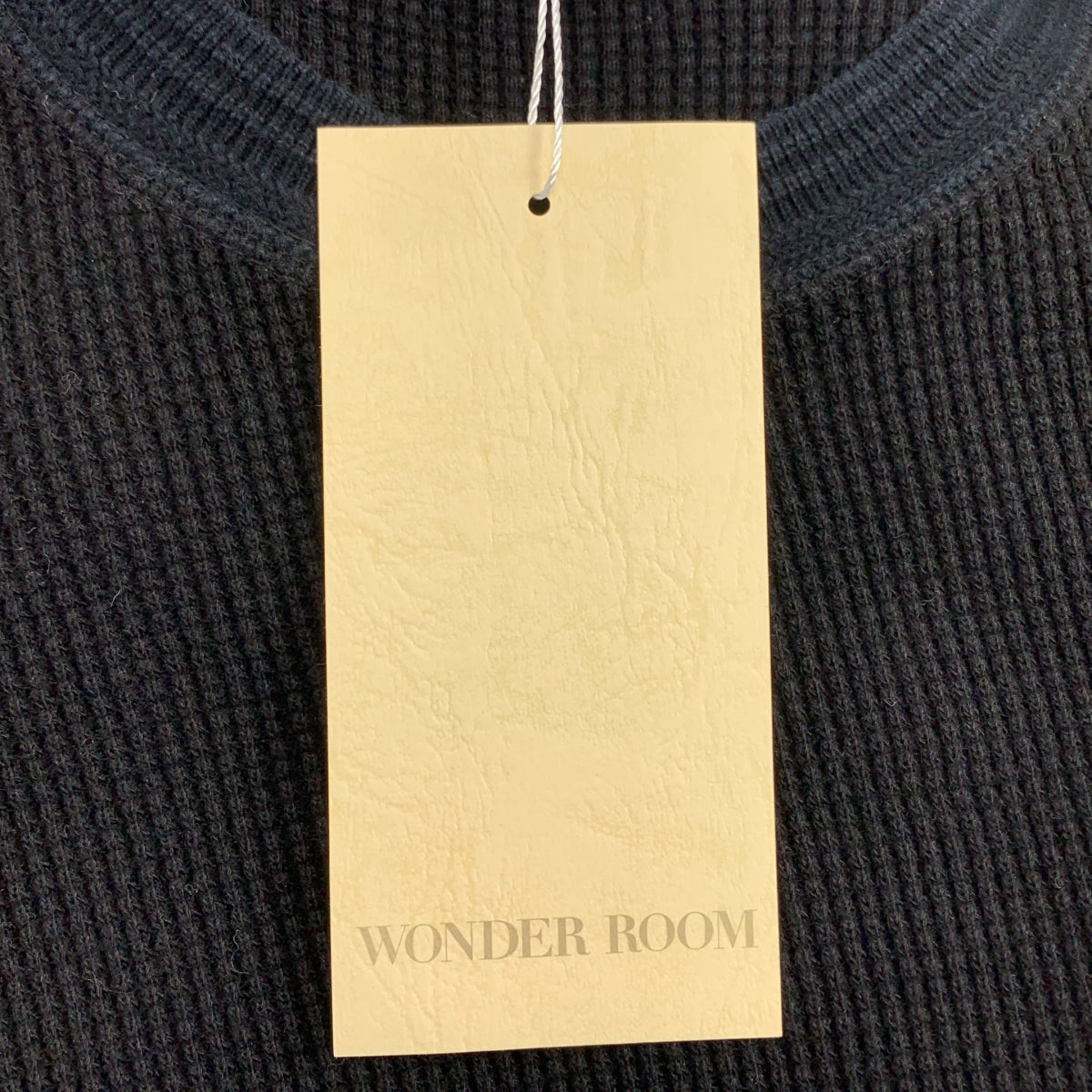 WONDER ROOM / ワンダールーム | "WAFFLE" l/s waffle thermal tee ロングスリーブ ワッフル サーマルTシャツ | S | メンズ