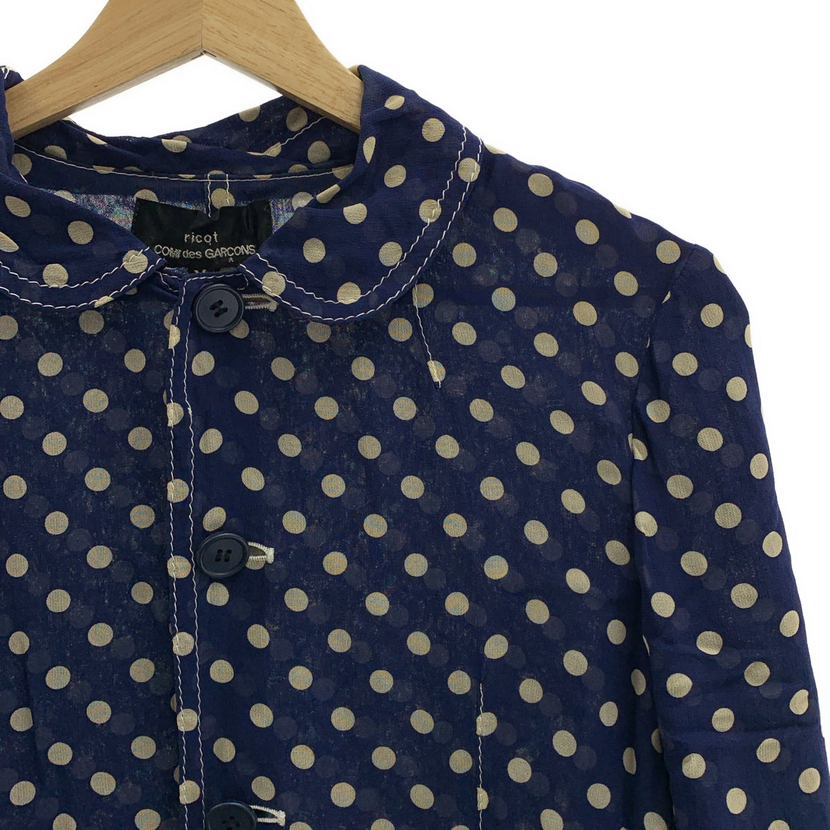 COMME des GARÇONS | 經編布料2010 春夏 |圓點透明外套| SHOPBOP尺寸 M |女性的