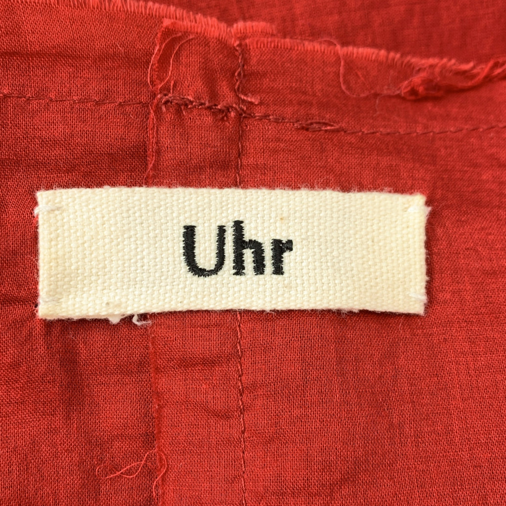 下午 | 泡泡紗剪裁裹身裙搭配皮帶無領外套 | 尺寸 36 | 女款