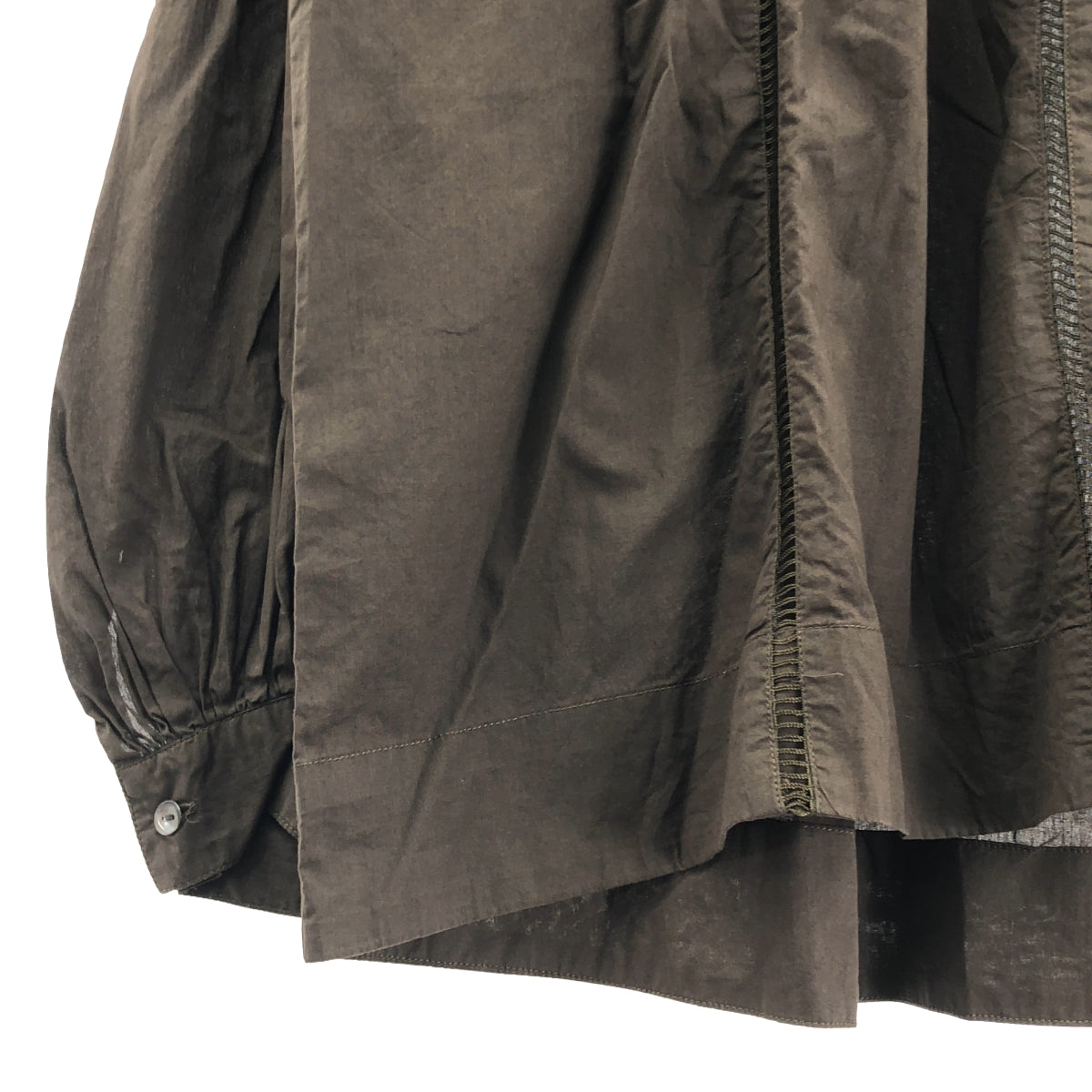 ne Quittez pas / 누키테파 | 코튼 파인 론 레이스 블라우스 | F | 브라운 | 여성