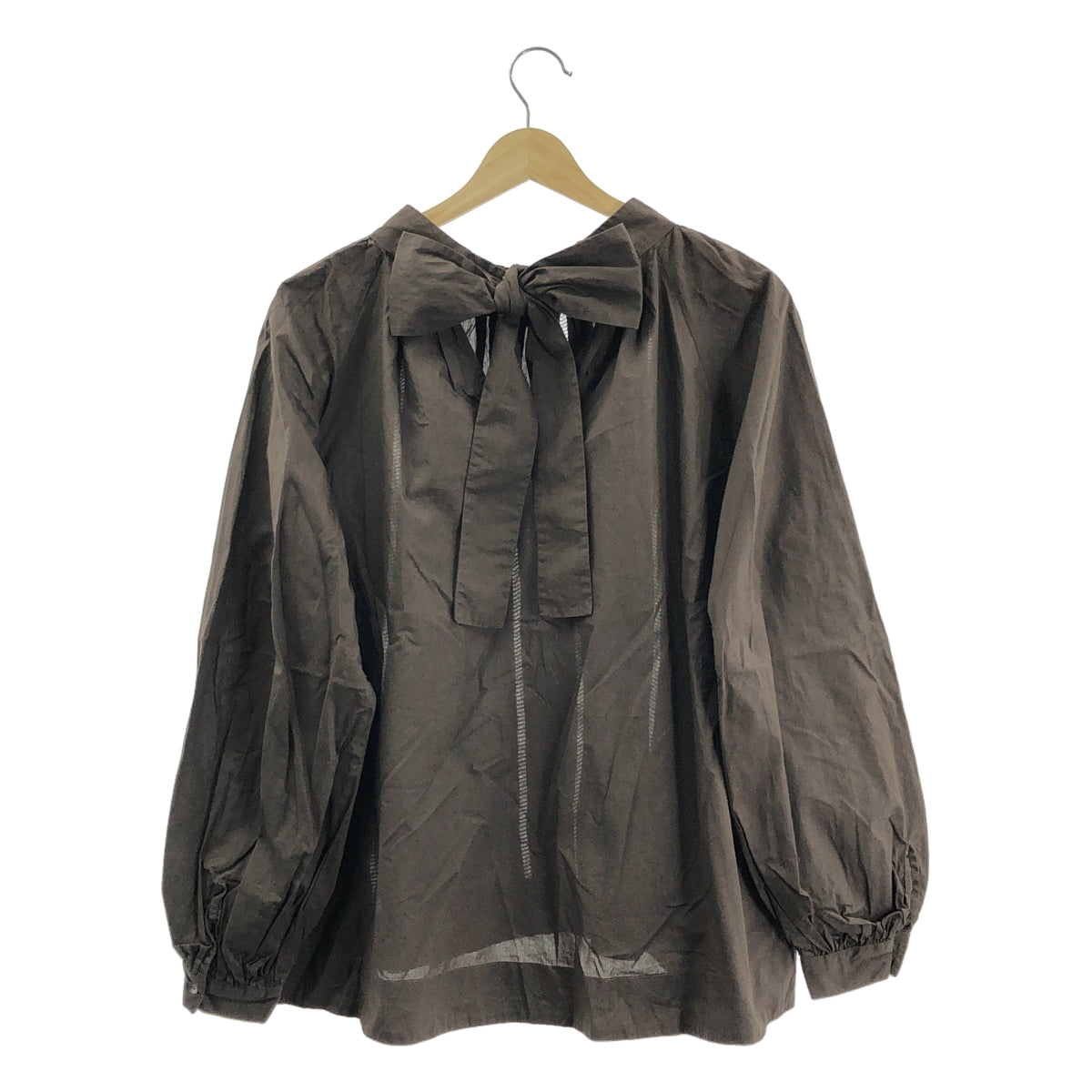 ne Quittez pas / 누키테파 | 코튼 파인 론 레이스 블라우스 | F | 브라운 | 여성