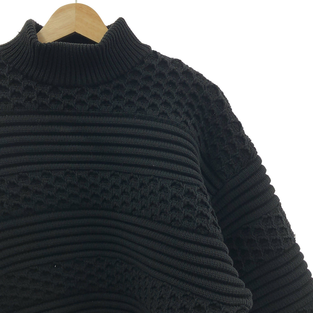 CFCL / シーエフシーエル | 2022AW | low gauge top 1 ローゲージ モックネックニット | 1 | メンズ