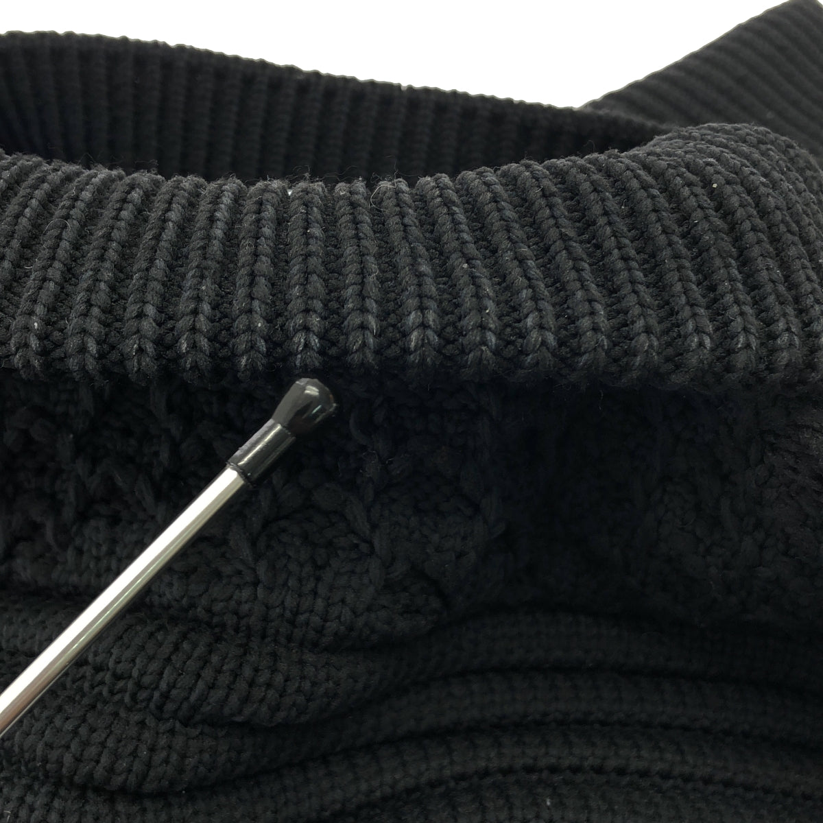 [類似新品] CFCL | 2022 秋冬系列 | 低針距上衣 1 低針距立領針織衫 | 尺寸 1 | 黑色 | 男款