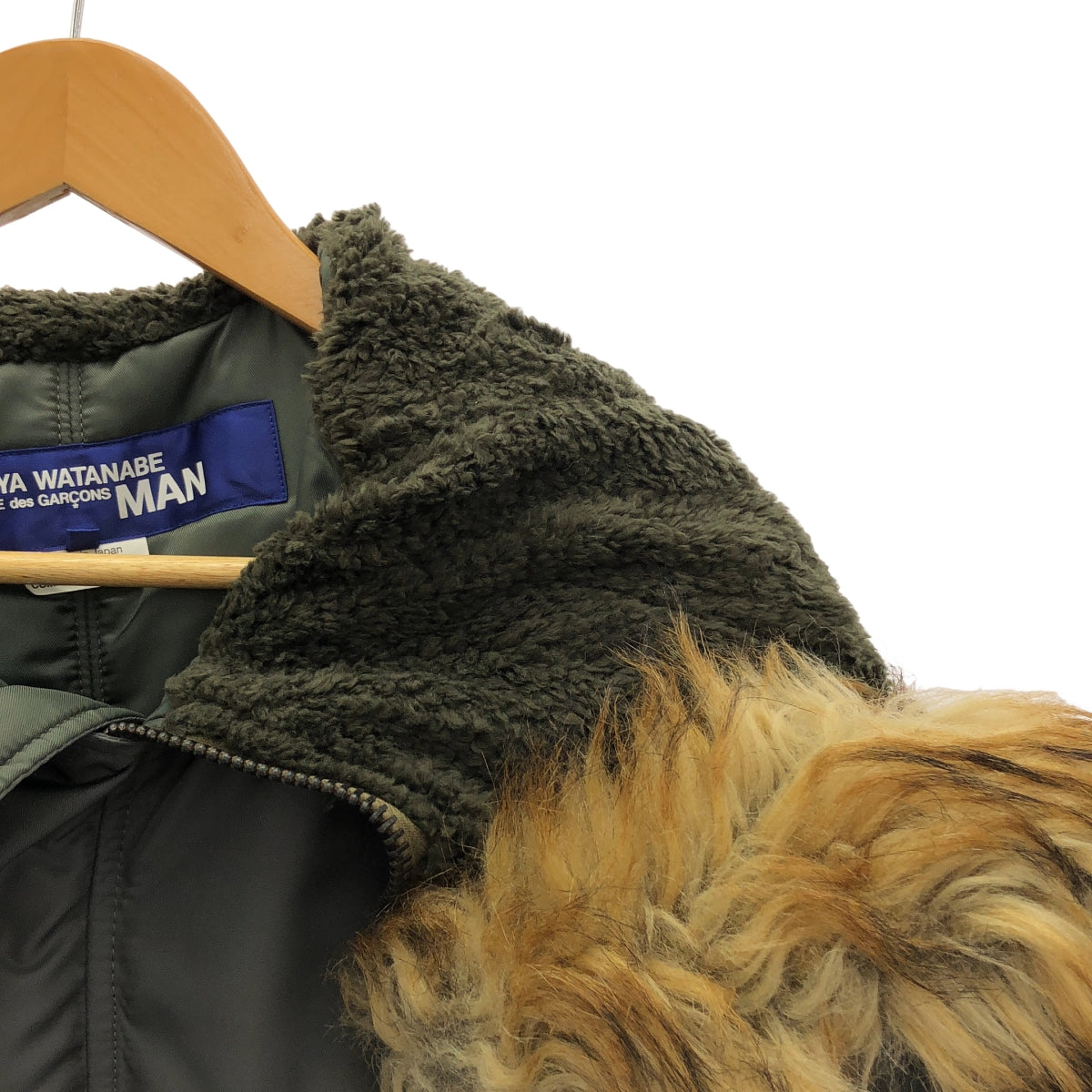JUNYAWATANABE COMME des GARÇONS MAN | 2021 秋冬 | 尼龍與羊毛針織飛行外套 | S 碼 | 男款