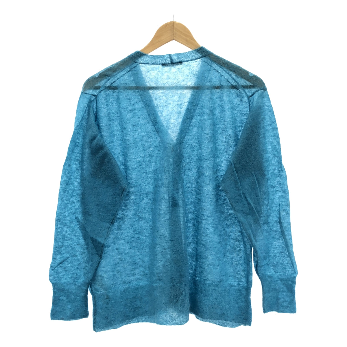 [New] AURALEE | 2024SS | KID MOHAIR SHEER KNIT CARDIGAN | Size 3 | Light Blue | Men's