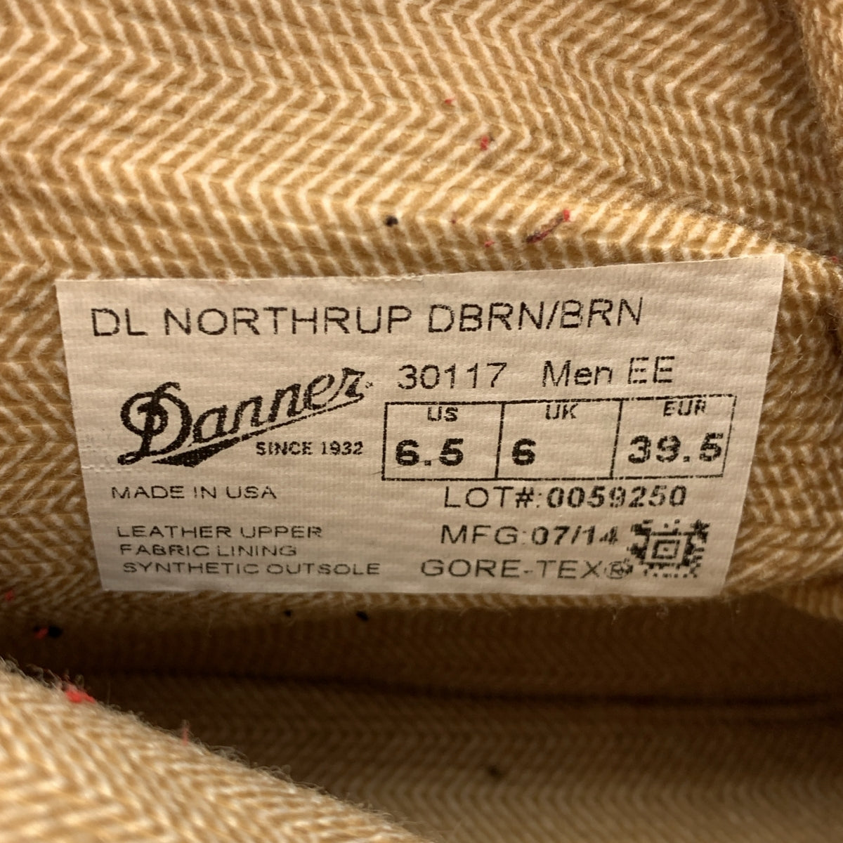 DANNER / 다너 | LIGHT NORTHRUP 라이트 노스 랩 레이스 업 부츠 | US6.5 |