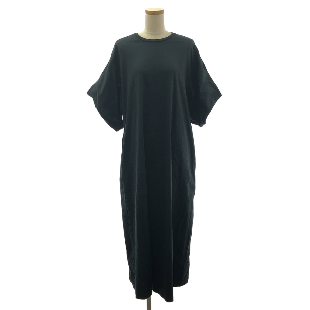 AKIRANAKA | 寬鬆蓬鬆袖連身裙，飾有品牌標誌扣款 | 尺寸 2 | 女裝