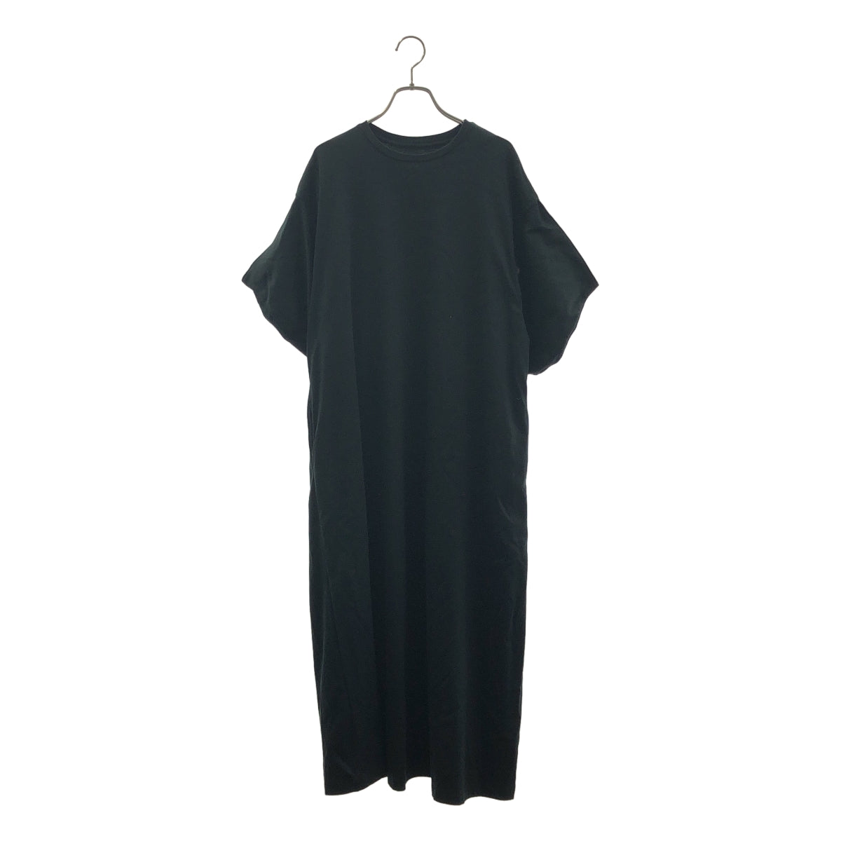 AKIRANAKA | 寬鬆蓬鬆袖連身裙，飾有品牌標誌扣款 | 尺寸 2 | 女裝