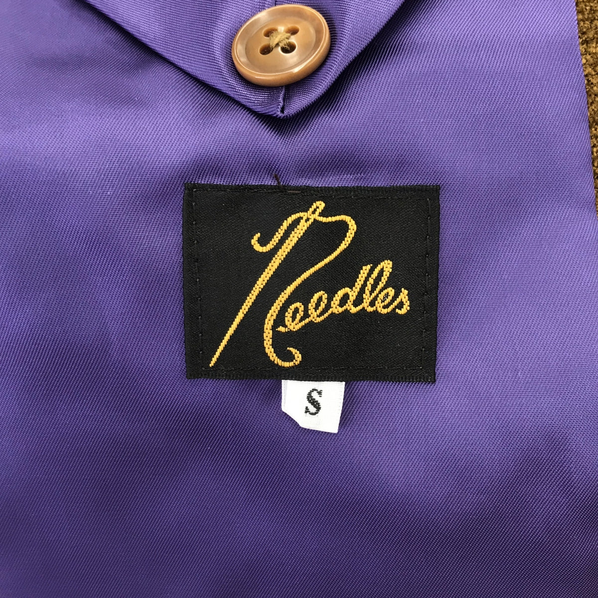 【美品】  Needles / ニードルス | Raglan Jacket - R/PE Mall Jq.- / ラグラン ジャケット / 総裏地 | S | ブラウン系 | メンズ