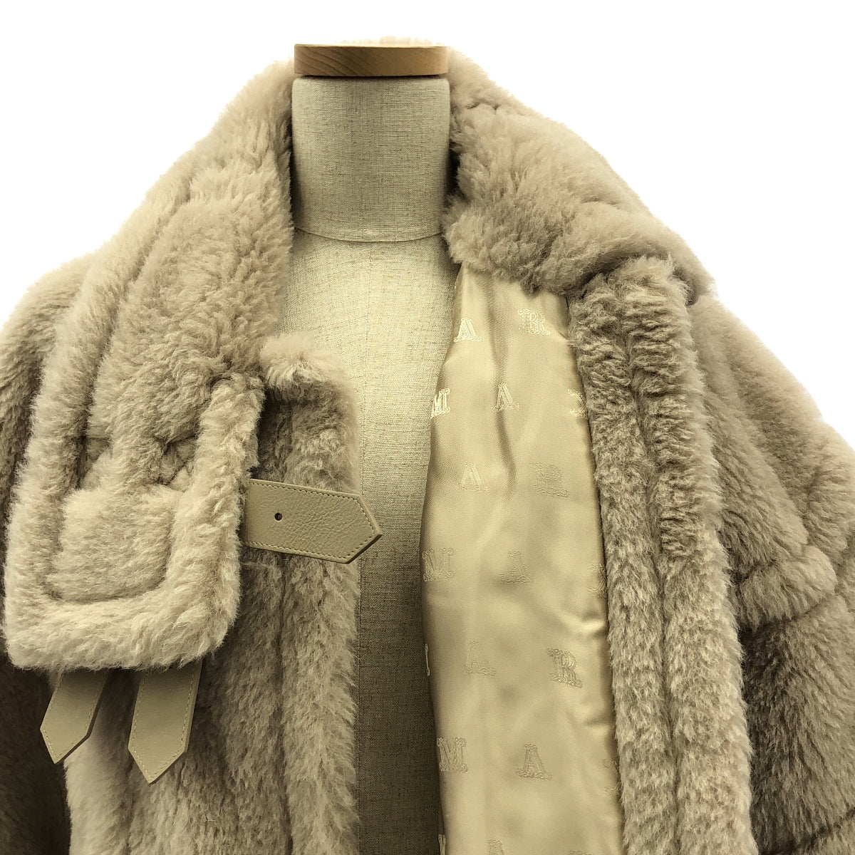 【新品】  Max Mara / マックスマーラ | RODANO 1 テディベア ポンチョ ケープ コート | UNICA | ベージュ | レディース