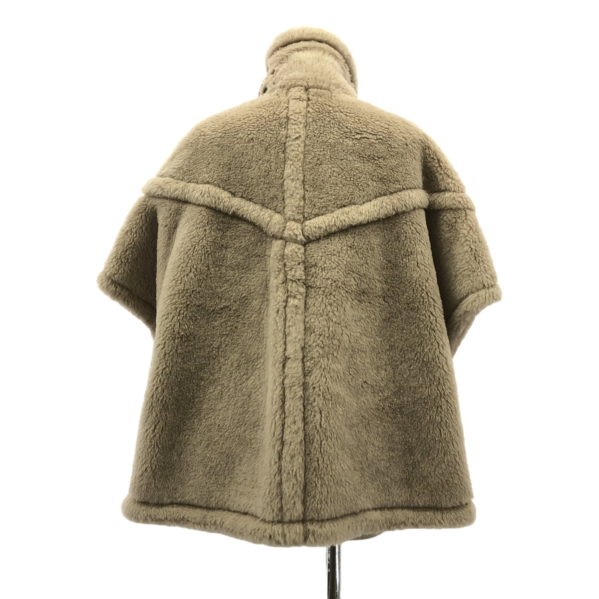 【新品】  Max Mara / マックスマーラ | RODANO 1 テディベア ポンチョ ケープ コート | UNICA | ベージュ | レディース