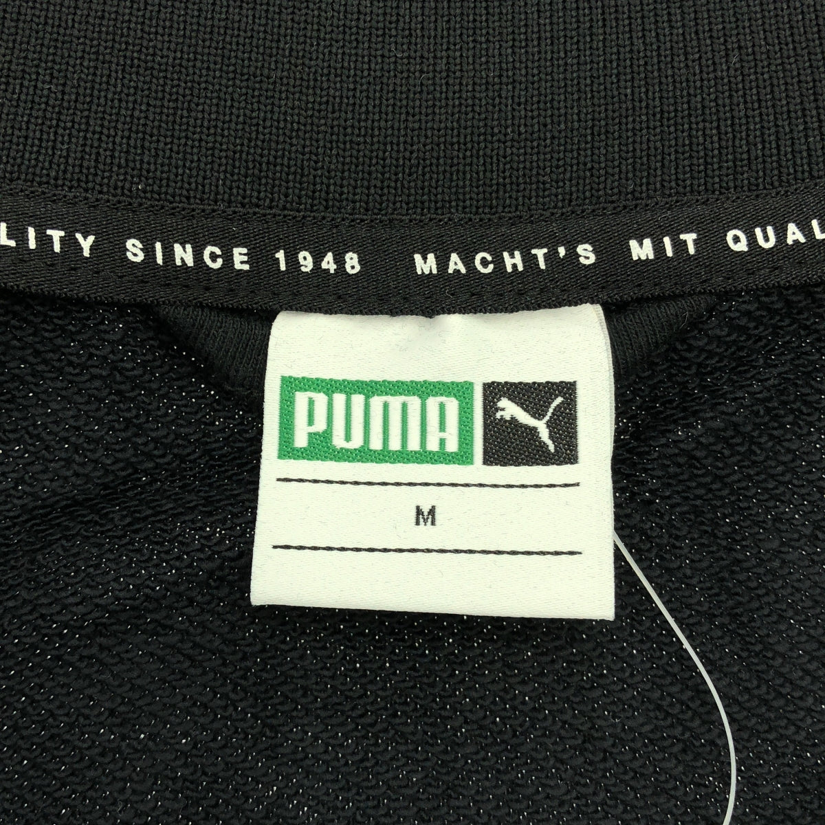 【美品】  PUMA / プーマ | ×JUSTICE T7 TRACK JACKET ジャスティス トラックジャケット | M | ブラック / ホワイト | メンズ