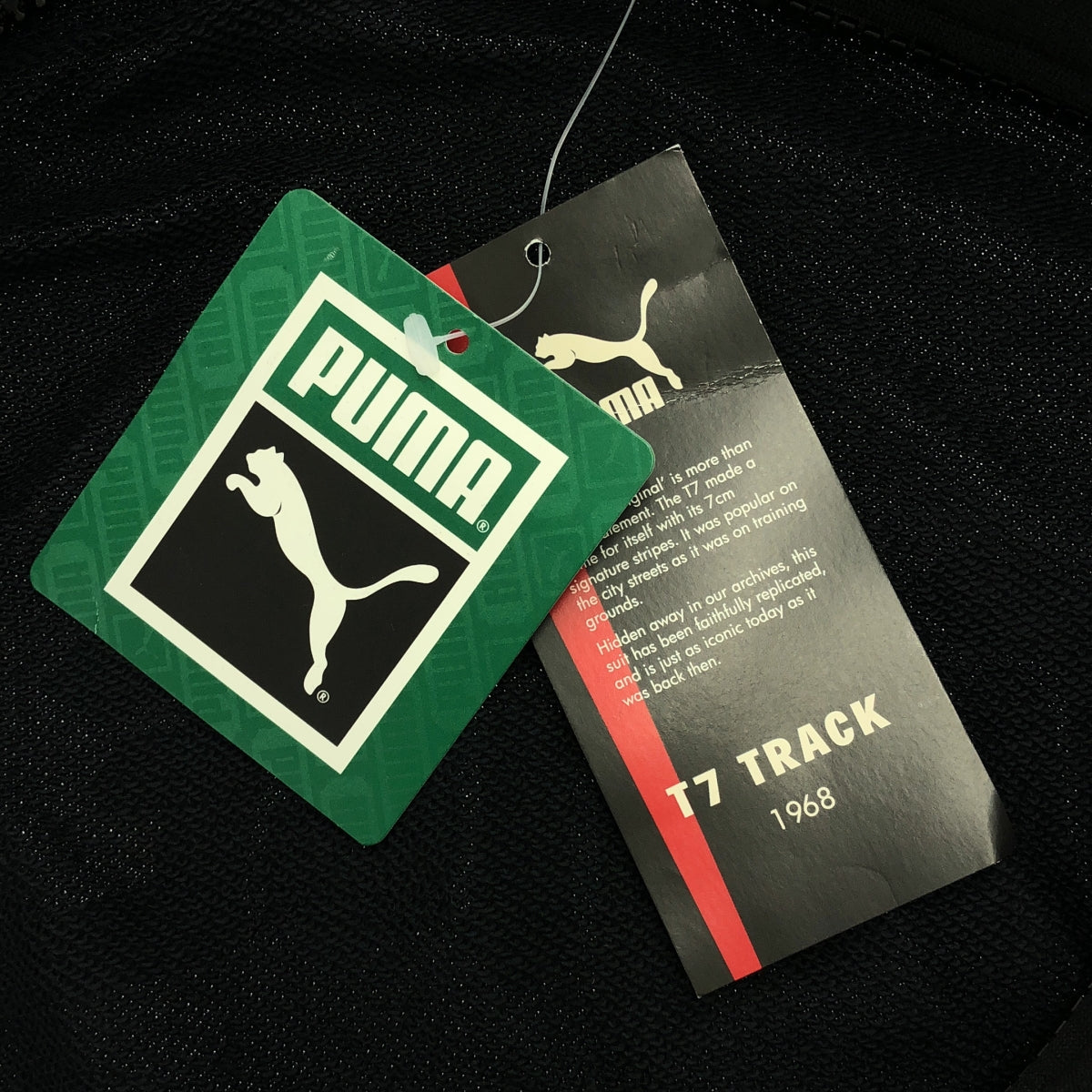 【美品】  PUMA / プーマ | ×JUSTICE T7 TRACK JACKET ジャスティス トラックジャケット | M | ブラック / ホワイト | メンズ