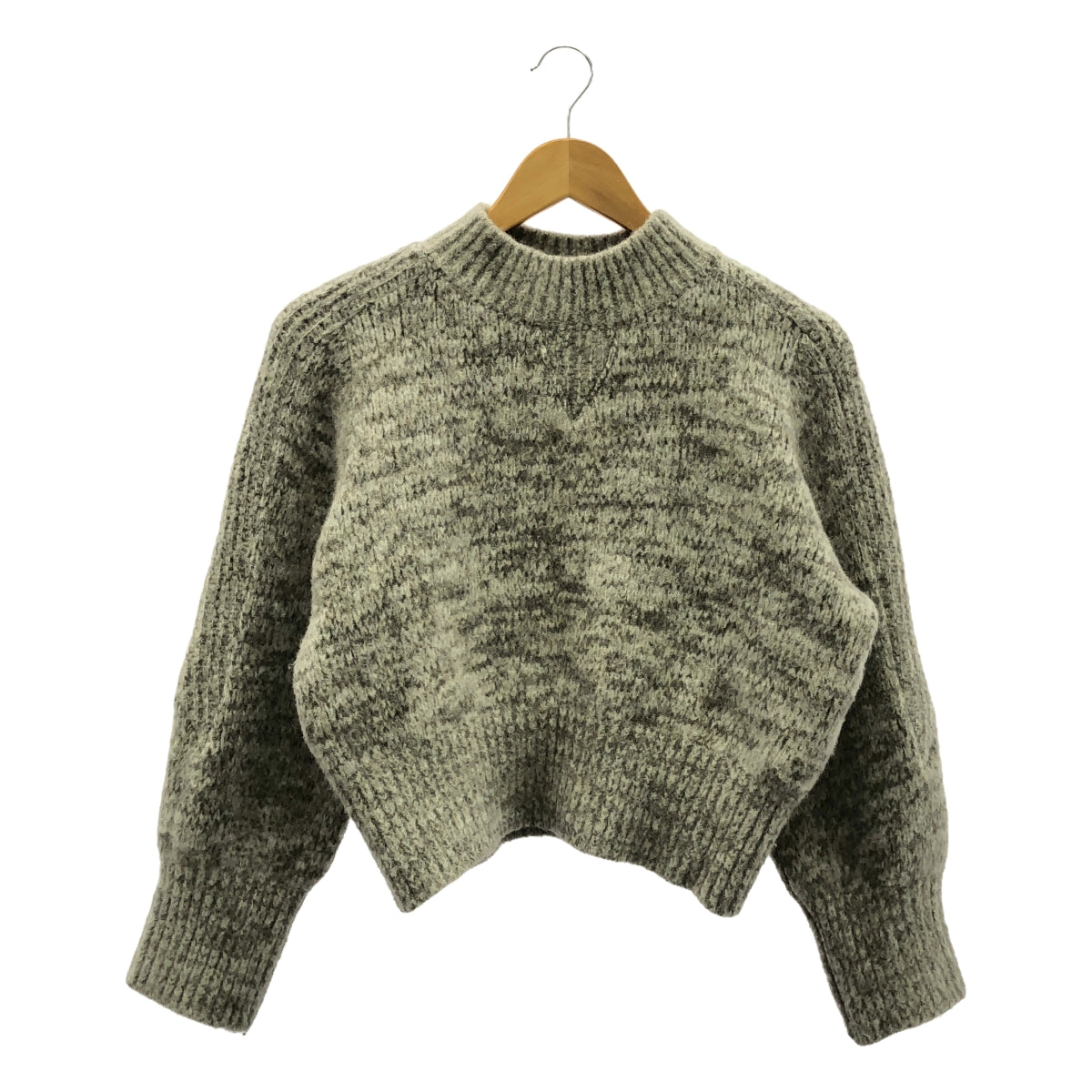 PHOTOCOPIEU / 포토 코퓨 | 울 크루 넥 니트 풀오버 | TU | 회색 | 여성