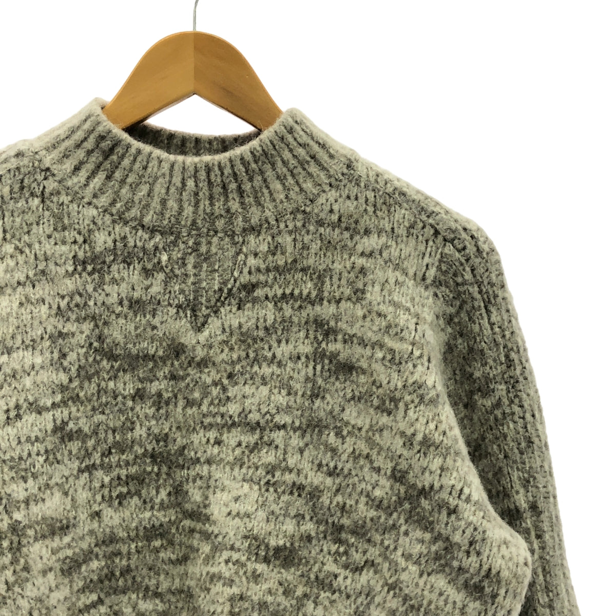 PHOTOCOPIEU / 포토 코퓨 | 울 크루 넥 니트 풀오버 | TU | 회색 | 여성