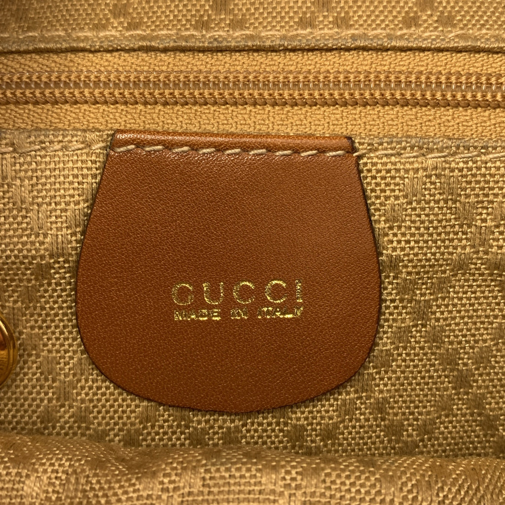 GUCCI / グッチ | レザー バンブー ミニリュック バックパック |