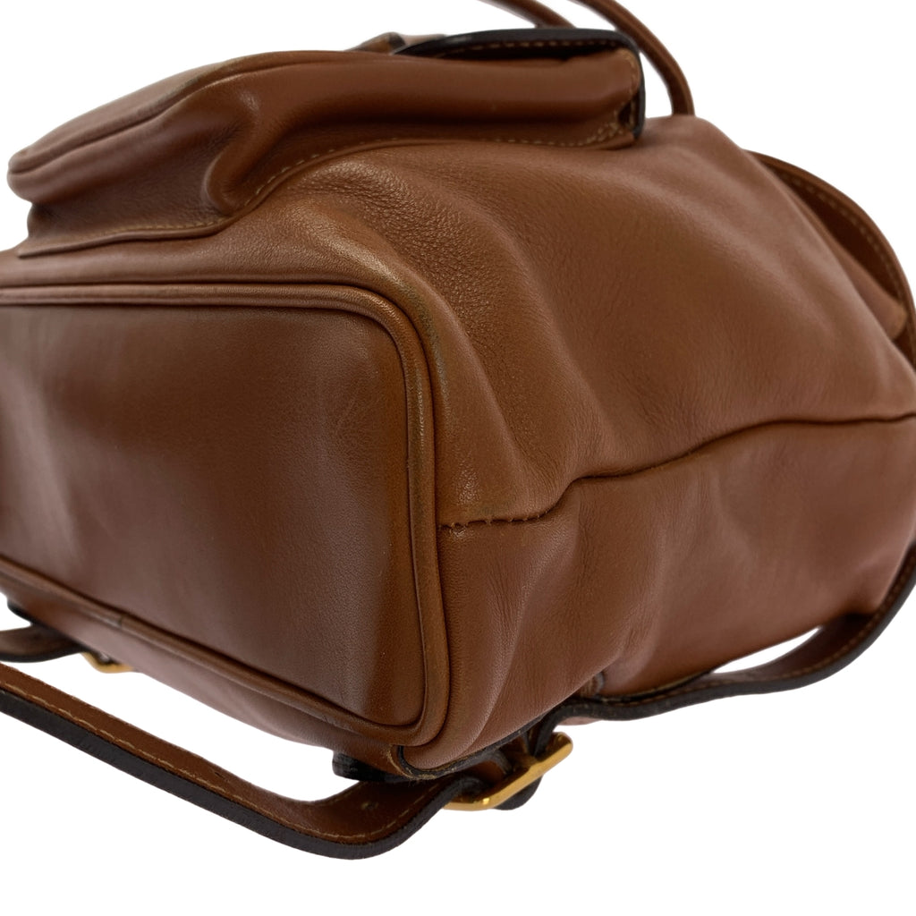 GUCCI / グッチ | レザー バンブー ミニリュック バックパック |