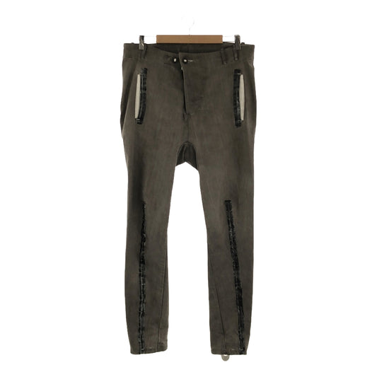 BORIS BIDJAN SABERI / 보리스비잔 사베리 | 2023AW | P11 F1603K DENIM PANTS TAPED OXIDISED / 드로스트링 데님 이지 팬츠 | M |