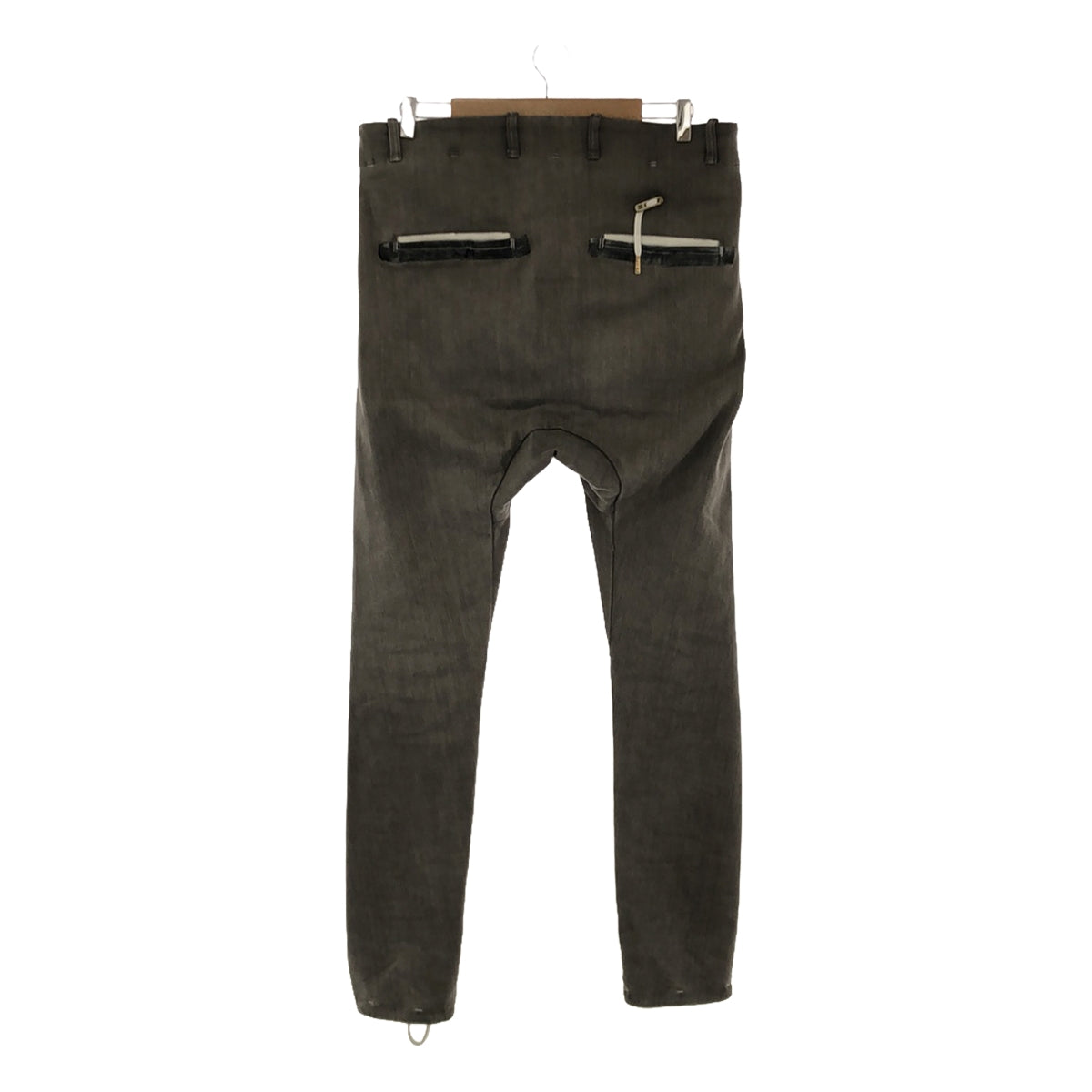 BORIS BIDJAN SABERI / 보리스비잔 사베리 | 2023AW | P11 F1603K DENIM PANTS TAPED OXIDISED / 드로스트링 데님 이지 팬츠 | M |