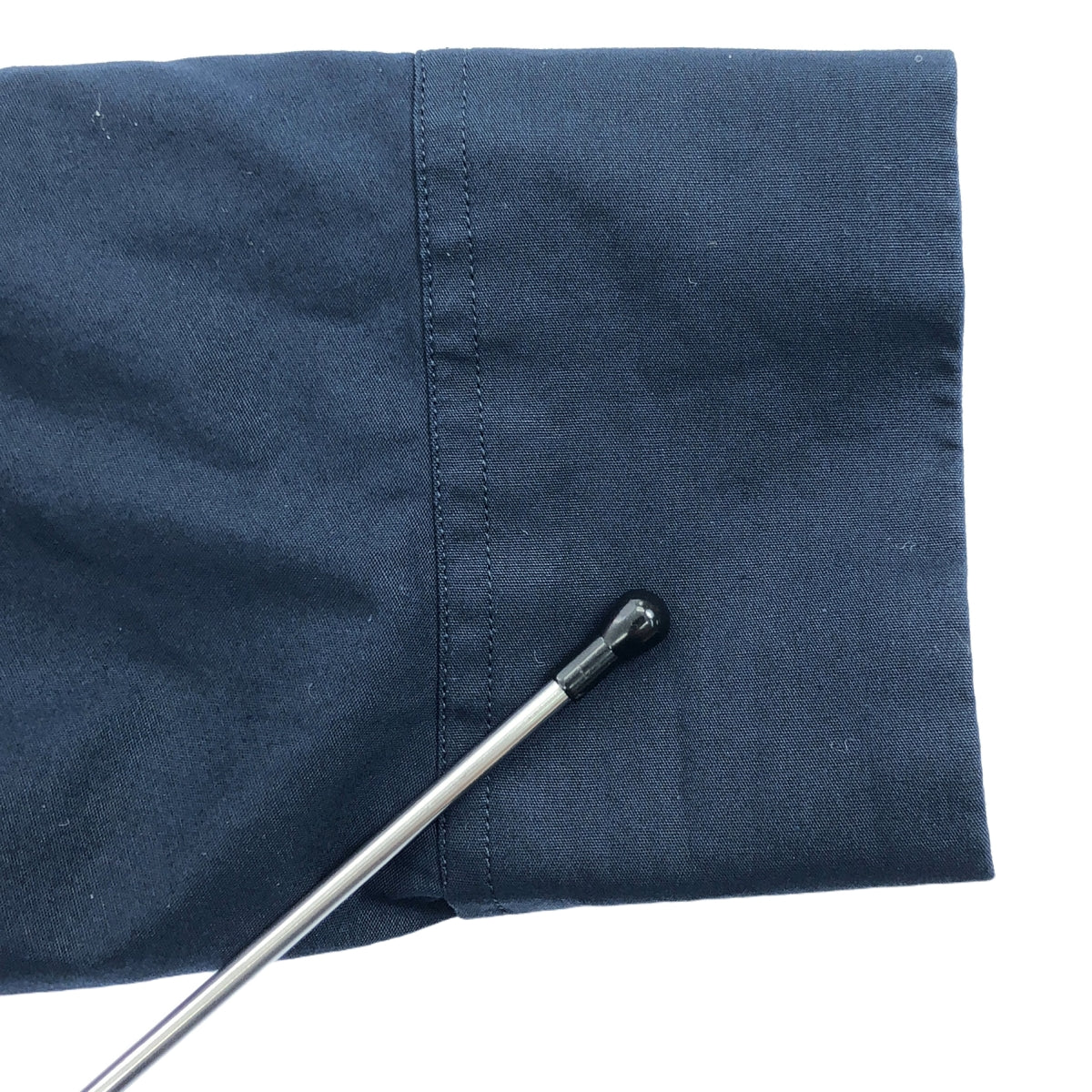 DRIES VAN NOTEN / 드리스 반 노텐 | 돌만 슬리브 오버 사이즈 셔츠 원피스 | XS | 그린/핑크/네이비 | 여성