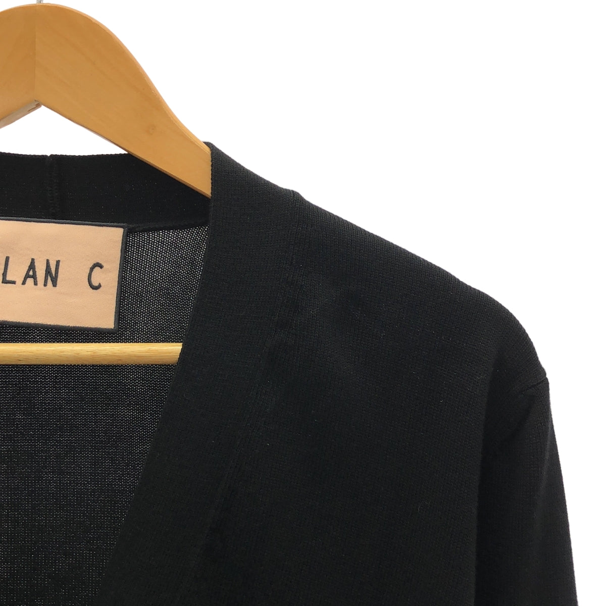 Plan C | 棉混紡雙色V領開襟衫 | 尺寸 42 | 女款