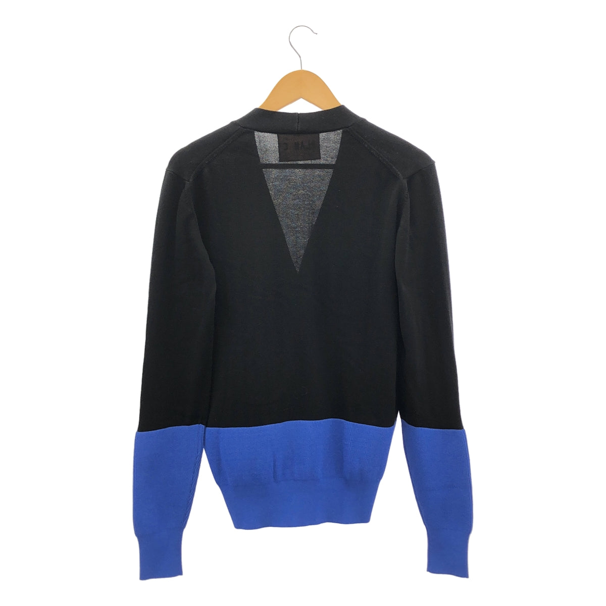 Plan C / 플랑시 | 코튼 혼합 바이 컬러 V 넥 가디건 | 42 |