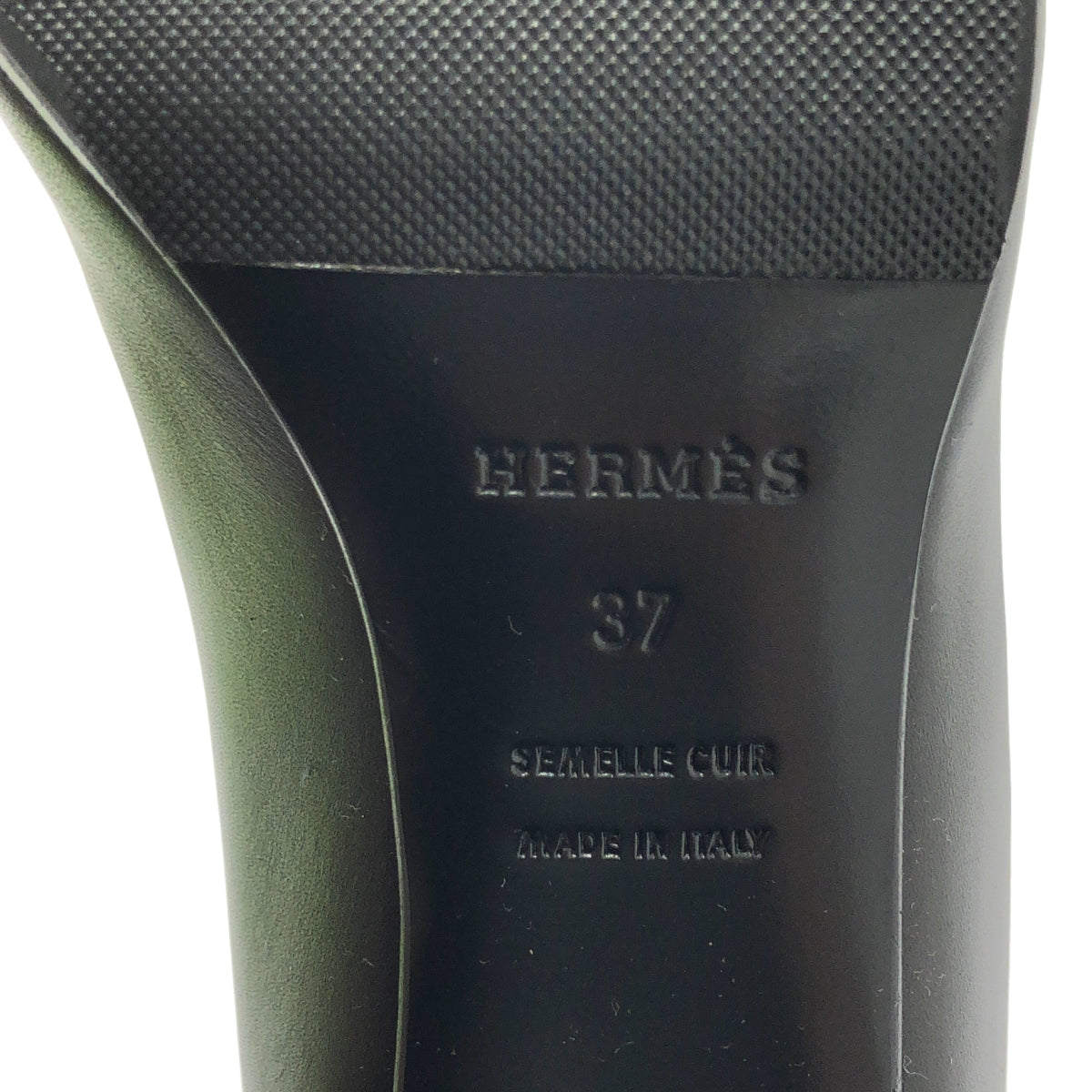 [新品] 愛馬仕 | STORY Kelly 金屬五金皮革長靴 | 37 碼 | 黑色 | 女款