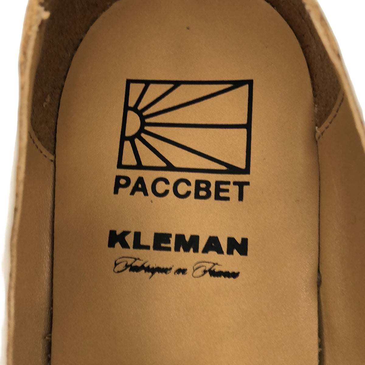 【美品】  KLEMAN / クレマン | × RASSVET Leather Loafer / 総柄 ローファー レザーシューズ / 革靴 | 43 | ホワイト/ブラック | メンズ