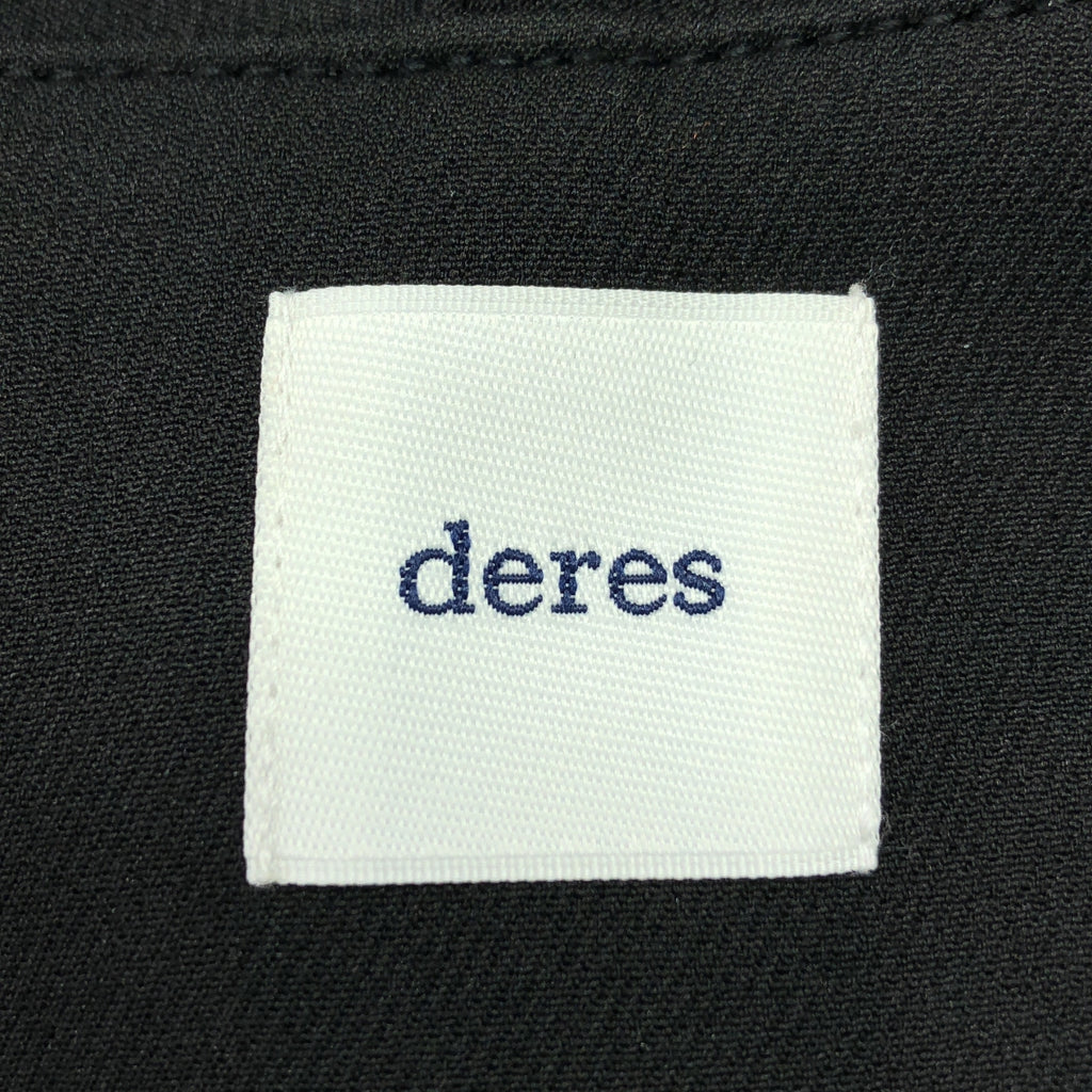 【미품】 deres / 델레스 | 2024SS | feather long coat 페더 롱 코트 | F | 블랙 | 여성