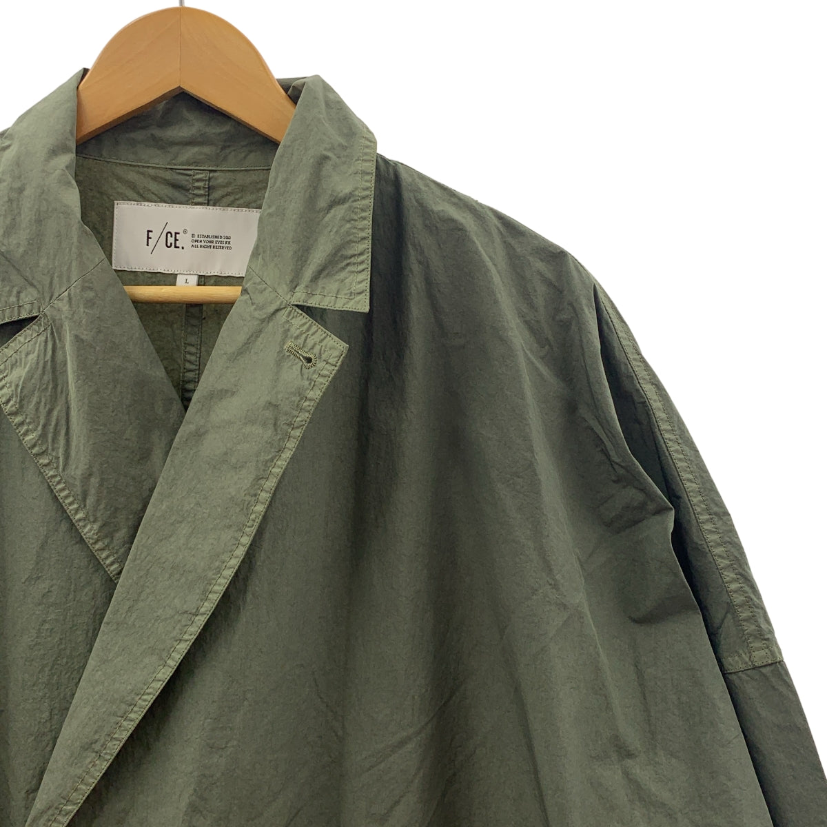 F/CE. / エフシーイー | ナイロン ラップ コート | L | カーキ | メンズ
