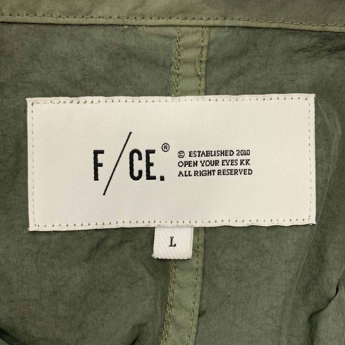 F/CE. / エフシーイー | ナイロン ラップ コート | L | カーキ | メンズ