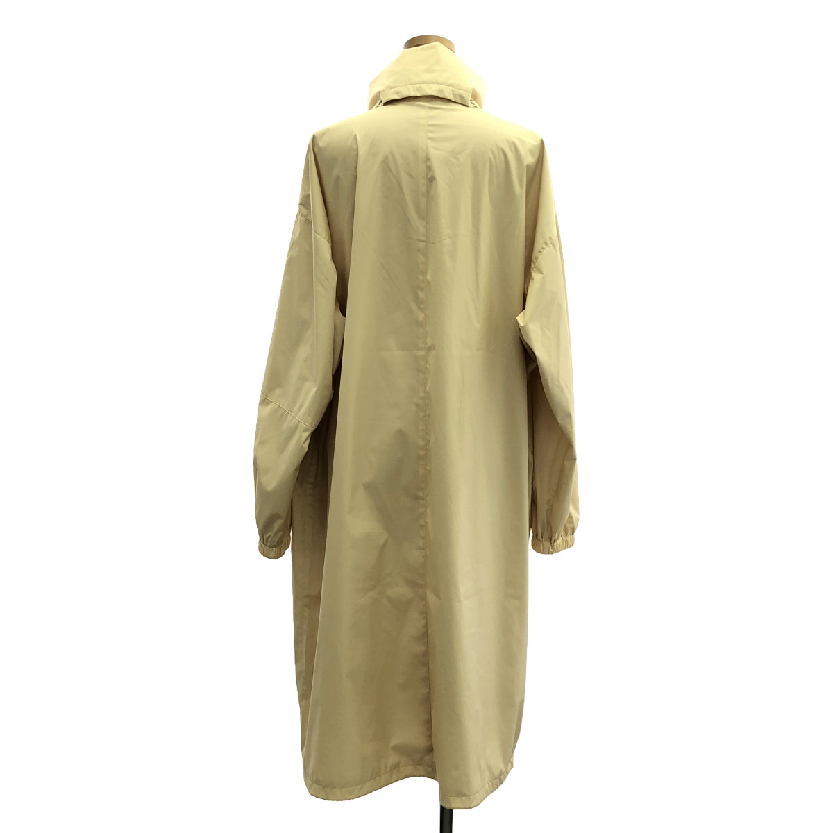 AURALEE / オーラリー | 2024SS | HARD TWIST POLYESTER SATIN LAMINATE ZIP COAT ジップ コート | 1 | レディース