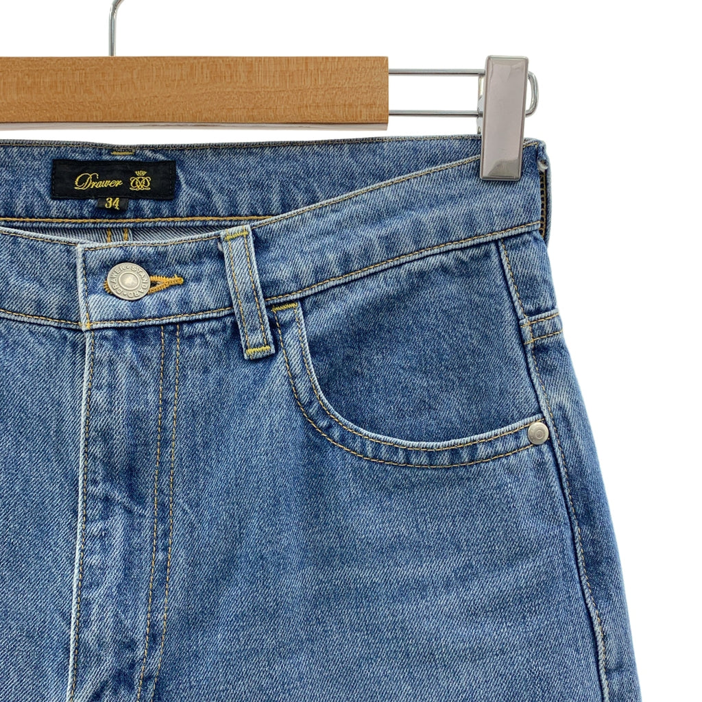 Drawer / ドゥロワー | カットオフ デニム パンツ | 34 | インディゴ | レディース