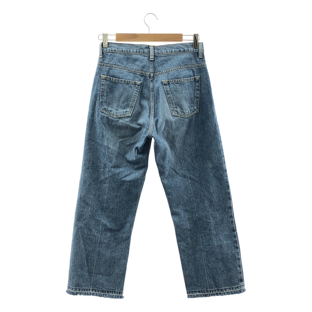 Drawer / ドゥロワー | カットオフ デニム パンツ | 34 | インディゴ | レディース