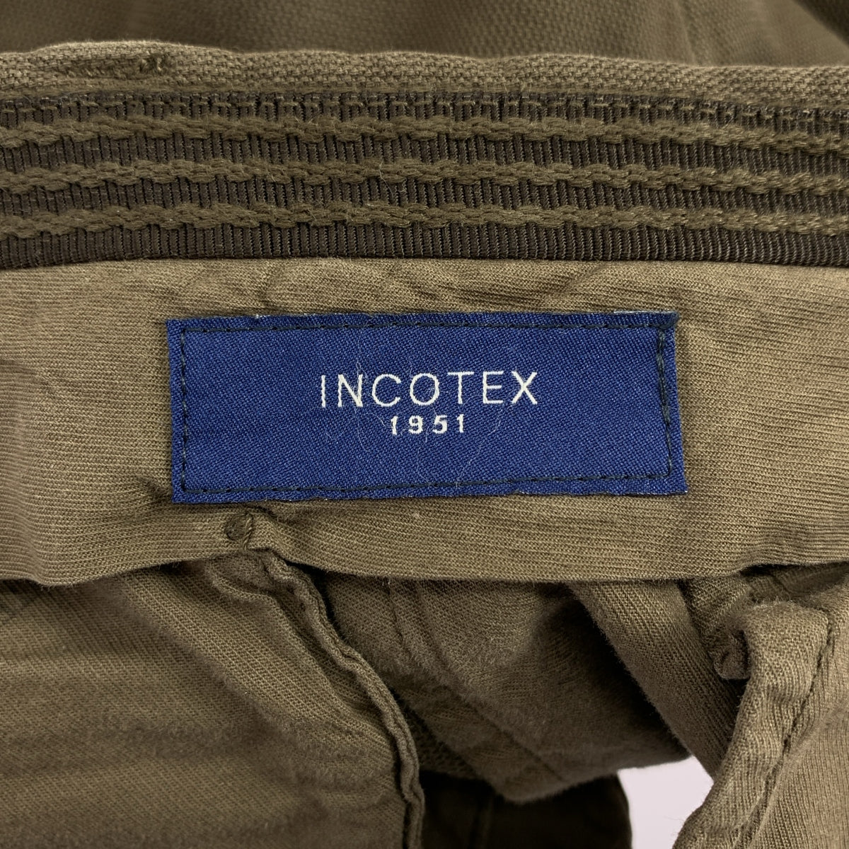 INCOTEX / 인코텍스 | HIGH COMFORT 스트레치 코튼 팬츠 | 46 | 남성