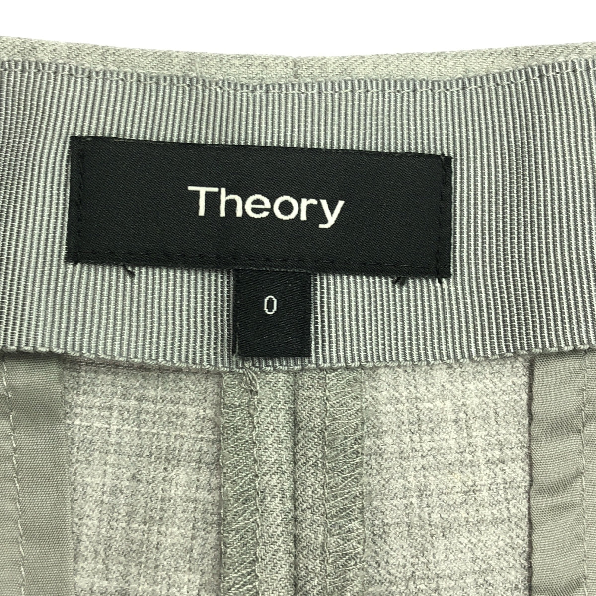 理論 |羊毛混紡寬褲 | 0 |灰色 |女性的