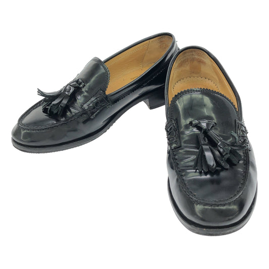 DIEGO BELLINI | Leather Tassel Loafers | Size 35 | Black | Women's