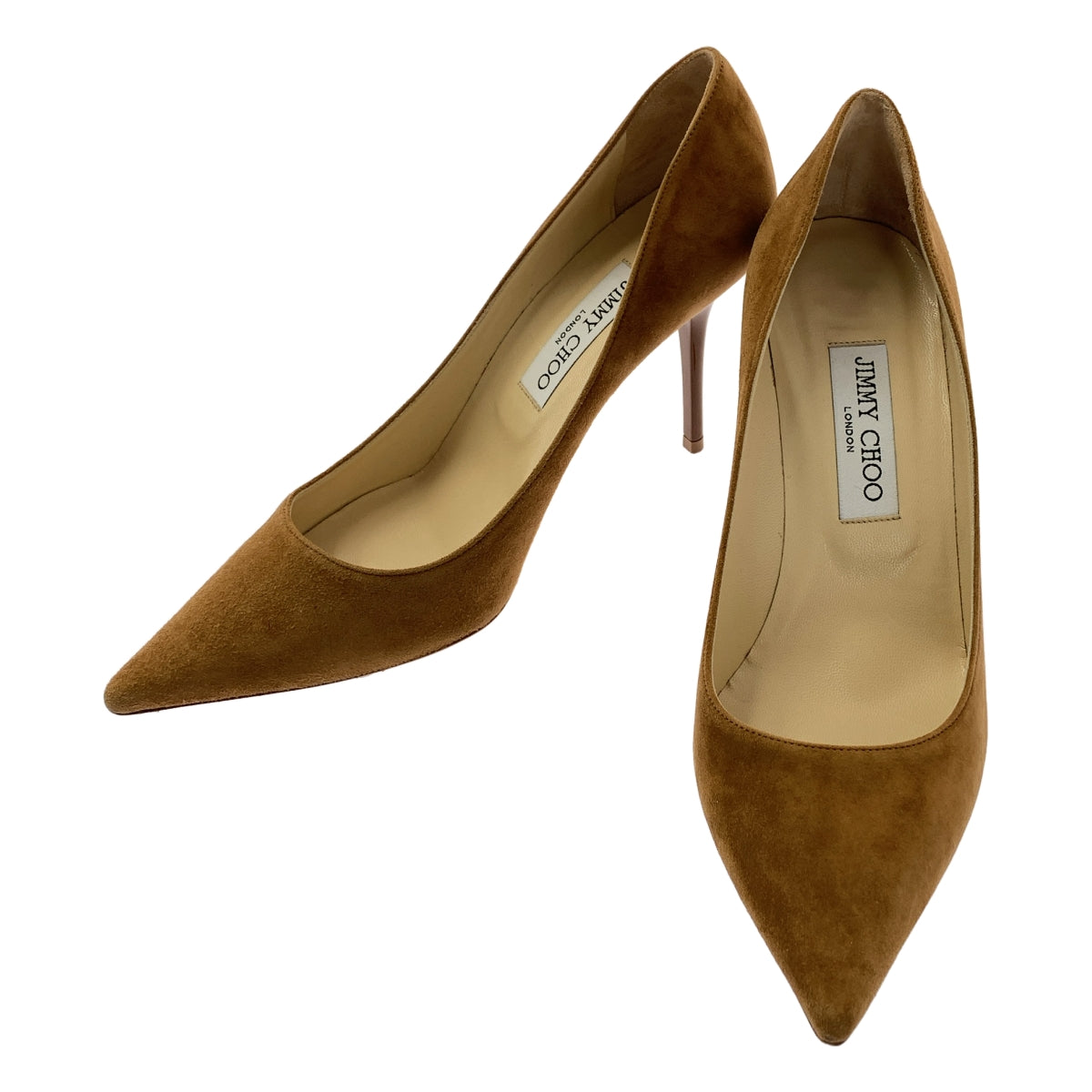 JIMMY CHOO / ジミーチュウ | レザー ポインテッドトゥ パンプス | 39 | レディース