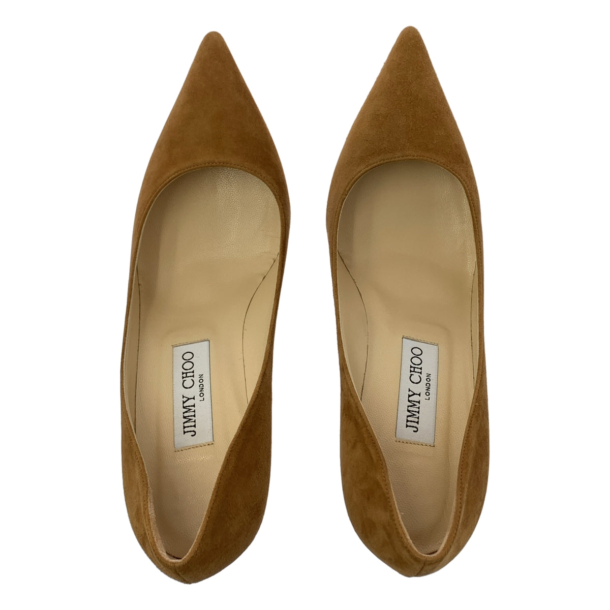 JIMMY CHOO / ジミーチュウ | レザー ポインテッドトゥ パンプス | 39 | レディース