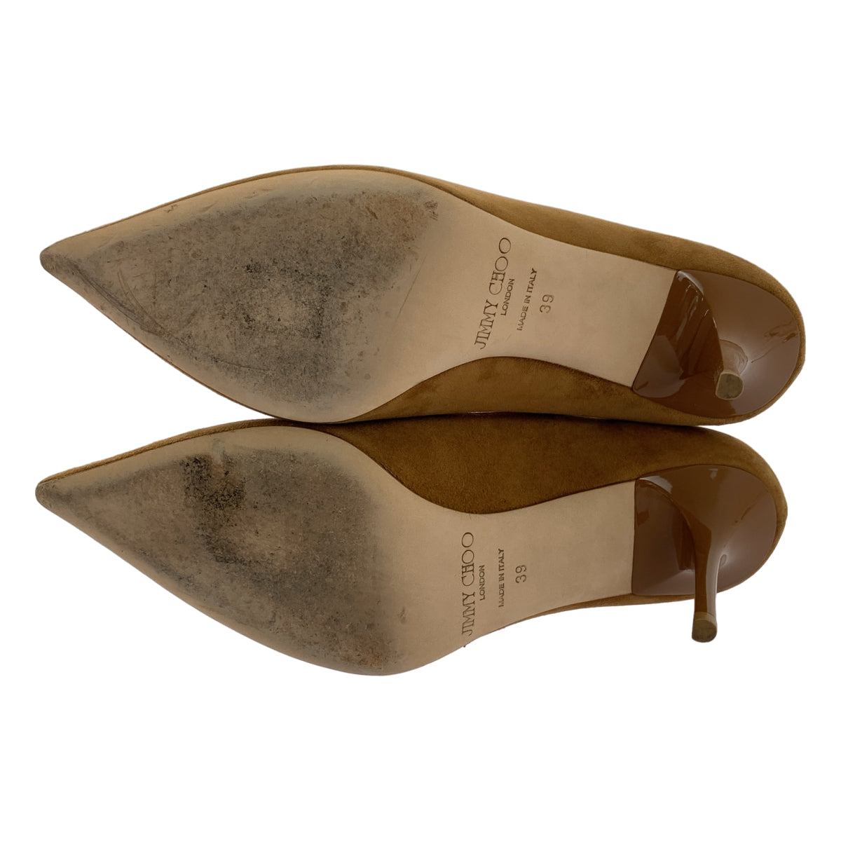 JIMMY CHOO / ジミーチュウ | レザー ポインテッドトゥ パンプス | 39 | レディース
